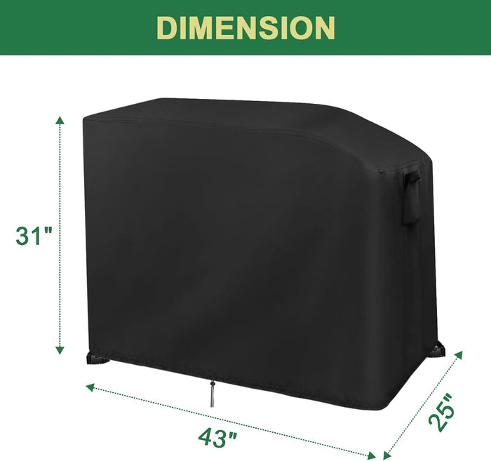 Flat Top Grill Cover for Cuisinart 2 Burner CGG-0028 Outdoor Propane Griddle Gas Grill