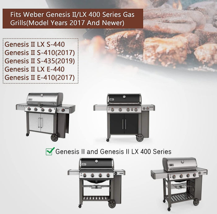 Flavorizer Bars for Weber Genesis II SE 410, II S 435, Weber 66797 304 Stainless Steel Replacement Parts