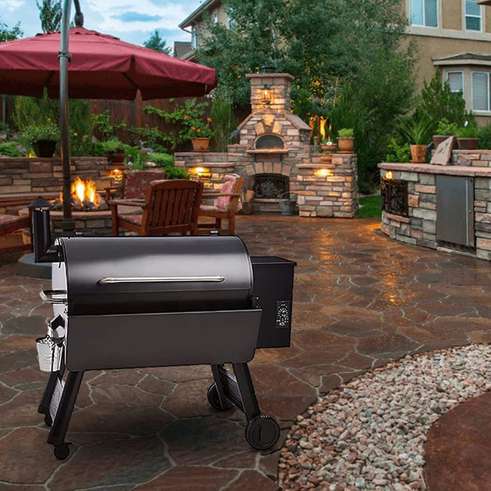 Folding Shelf for BAC363 Traeger Pro 34 Series, Texas Elite 34, Century 885 and Eastwood 34 Series Pellet Grills, 37" L x 12" W