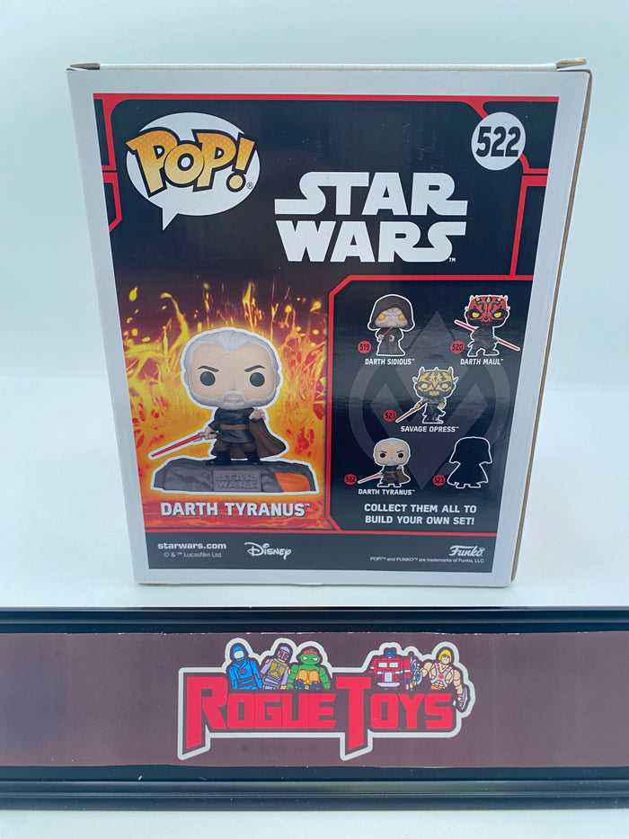 Funko POP! Star Wars Red Saber Series Volume 1: Darth Tyranus (Glows in the Dark) (GameStop Exclusive)