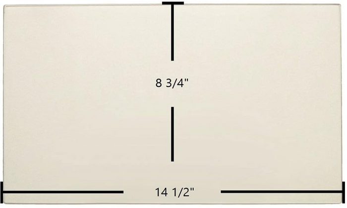 Glass for Archgard 1600, 1600 Chalet Wood Stove, 14-1/2" × 8-3/4"