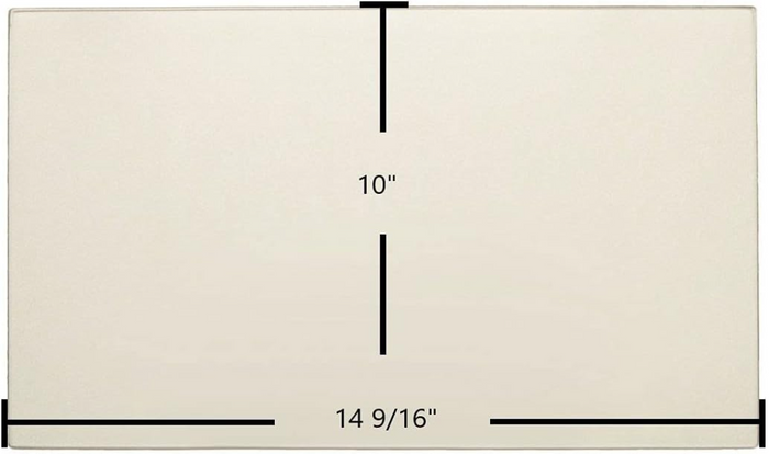 Glass for Drolet Savannah Wood Stove, 14 9/16" x 10"