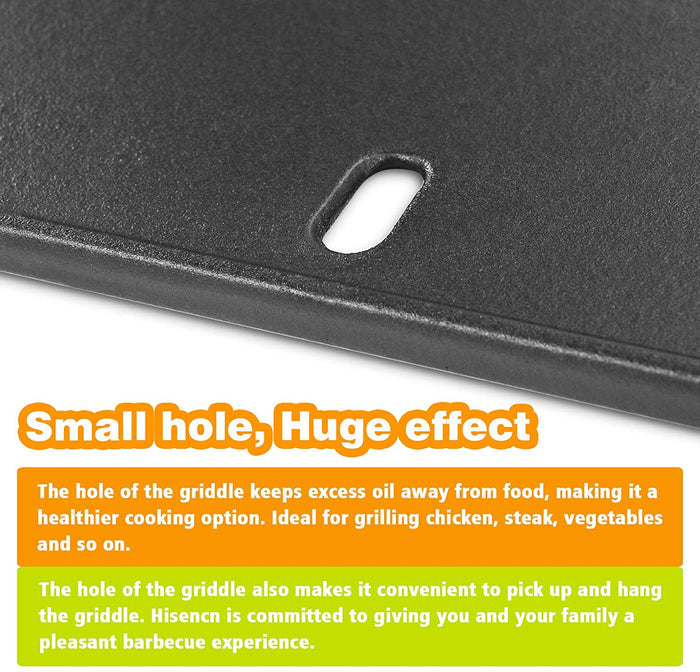 Grate and Griddle Kit for Nexgrill 730-0830HM, 730-0830HR, 730-0830MC, 730-0830MB, 730-0830MG Gas Grills