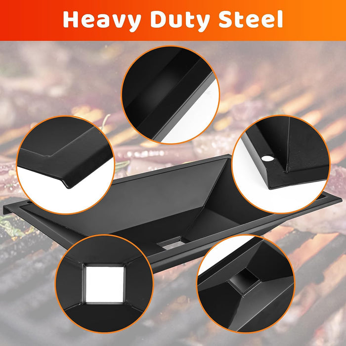 Grease Bottom Tray 99251, Drip Pan and Liners Kit for Weber Spirit 200 Series (Side Knobs), Spirit E-210, Genesis Silver A, Spirit 500