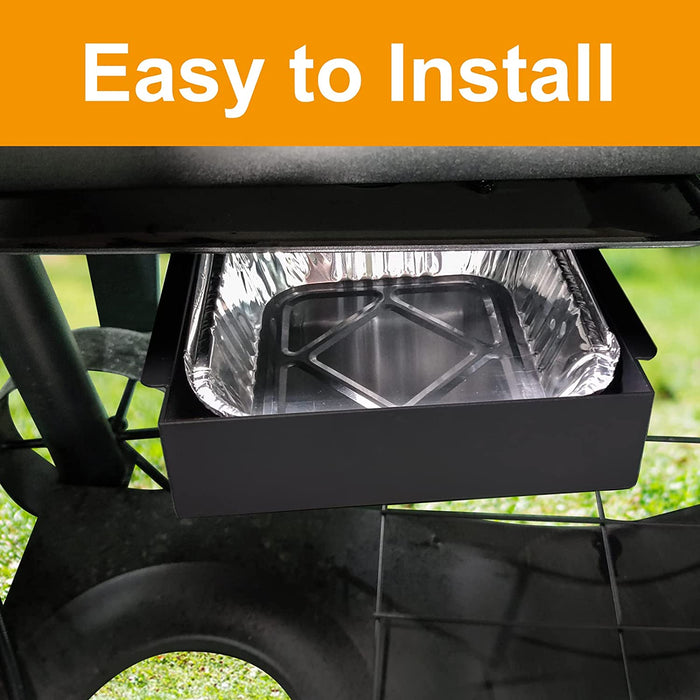 Grease Drip Pan Bucket & Liners Kit 7518 for Most Char-Griller Smoker Charcoal Gas Combo Grills