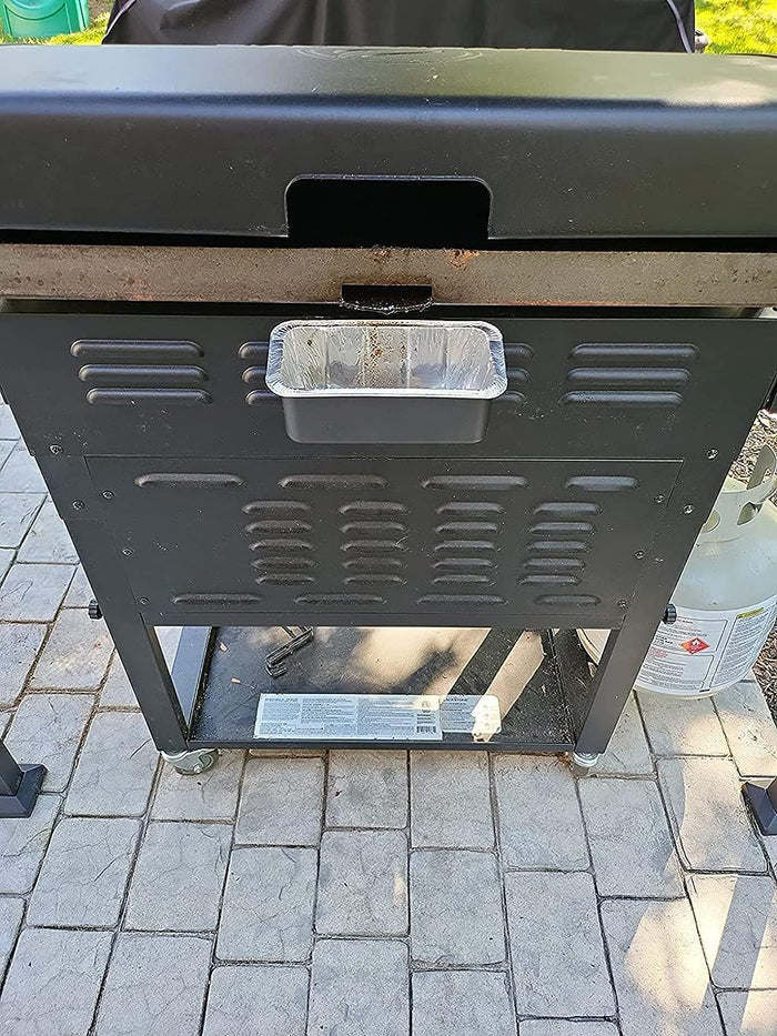 Grease Drip Pan Cup Catcher Tray and Liners Kit for Blackstone Stove 17", 22", 28'' and 36'' Flat Top Griddles