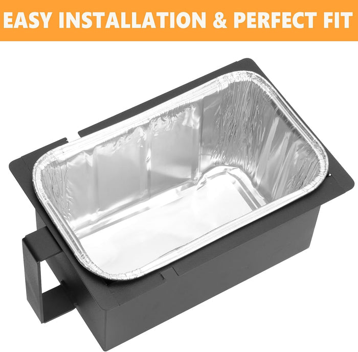 Grease Tray and Disposable Liners Kit for Char-Griller Flat Top Griddles