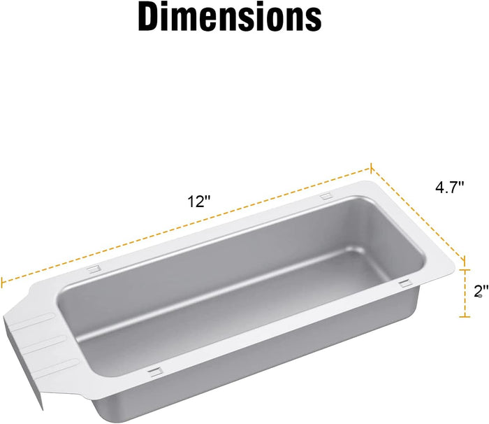 Grease Tray Catcher Pan for Masterbuilt 560, 800, 1050 XL Gravity Digital Charcoal Grill and Smokers