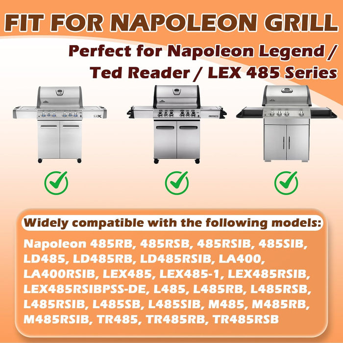 Grease Tray fits for Napoleon LEX 485 Series 485RB, 485RSB, 485RSIB, 485SIB, LD485, LD485RB Gas Grills