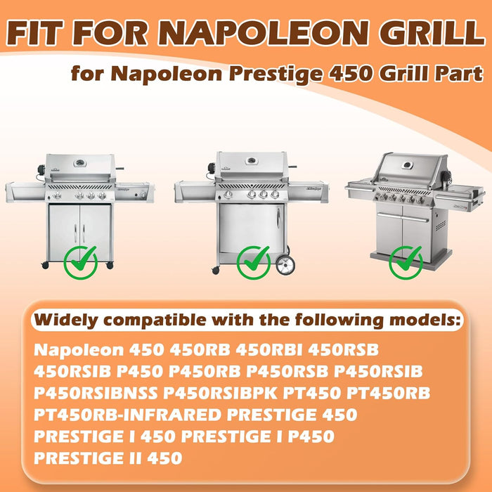 Grease Tray fits for Napoleon Prestige 450 Series 450RB, 450RBI, 450RSB, P450, P450RB, P450RSB Gas Grills