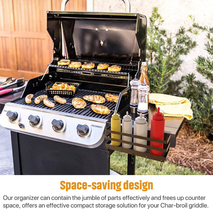 Griddle Caddy Storage Box for most Char-Broil 2/3/4 Cabinet Style Gas Griddles, with an Allen Key
