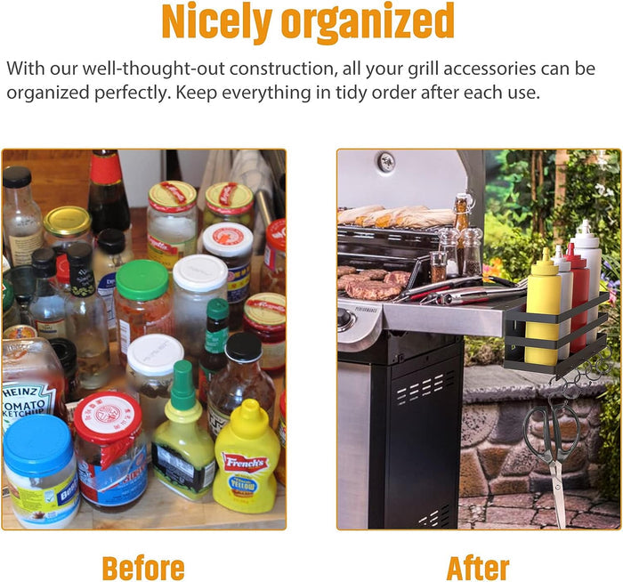 Griddle Caddy Storage Box for most Char-Broil 2/3/4 Cabinet Style Gas Griddles, with an Allen Key