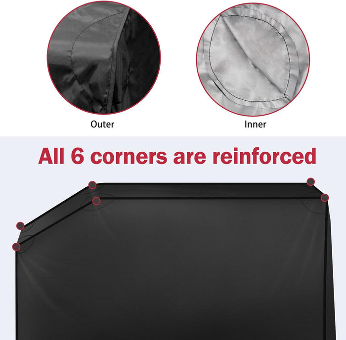 Griddle Cover fits Blackstone 28 Inch Flat Top Grill Griddle Station, Waterproof Polyester BBQ Cover