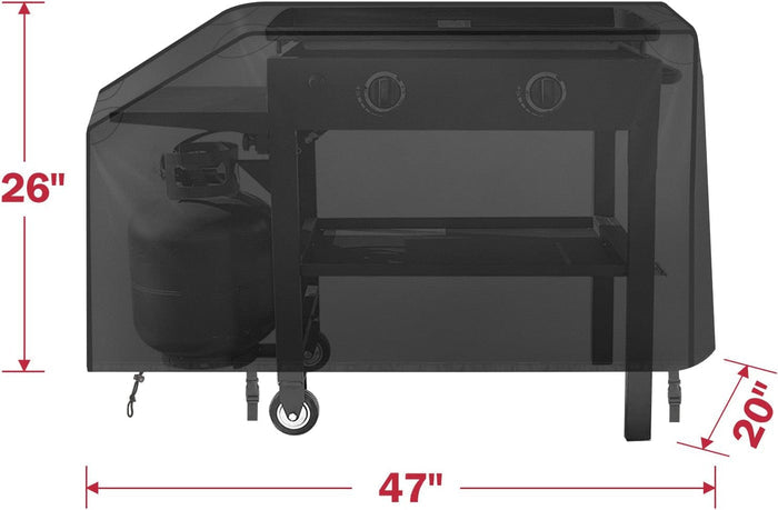 Griddle Cover fits Blackstone 28 Inch Flat Top Grill Griddle Station, Waterproof Polyester BBQ Cover