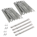 Grill Burner, Heat Plates Kit fits Kirkland 720-0432 Gas Grill