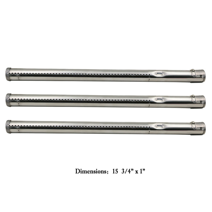 Grill Burner Tubes 3Pcs Kit for Fiesta Blue Ember Gas Grills