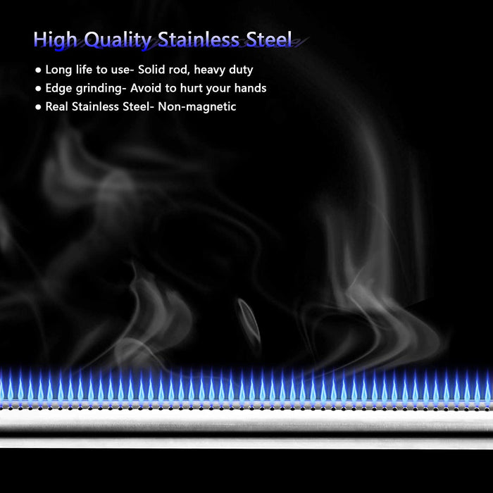 Grill Burner Tubes Kit for Outdoor Gourmet FSOGBG1106, GR2215101-OG-00, GR2215120-OG-00 Gas Grills