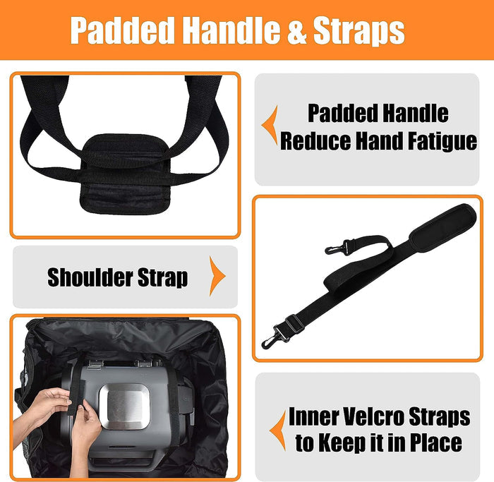 Grill Carry Bag for Ninja Woodfire OG701, OG751, OG700 Series Outdoor Smoker Grills