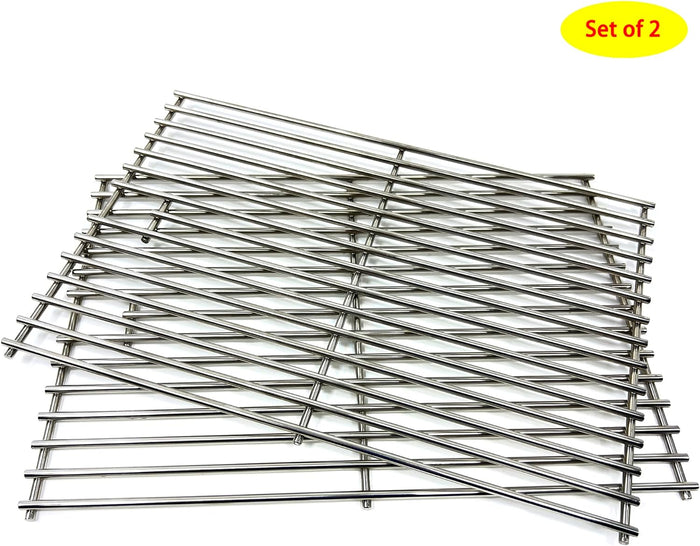 Grill Cooking Grates for Nexgrill 720-0032, 720-0033, 720-0336, 720-0336B, 720-0061, 720-0061-LP, 720-0077 etc, Stainless Steel Replacement Parts