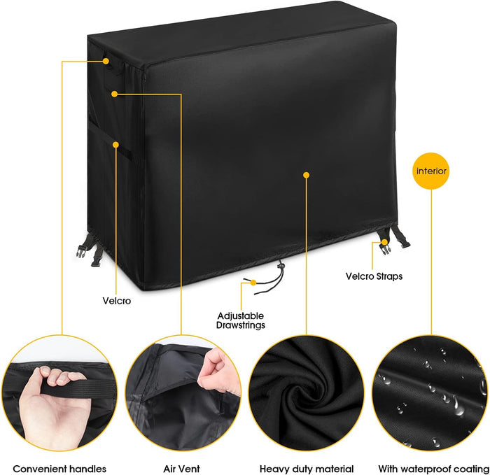 Grill Cover for Blackstone 1819 17 Inch Duo Model Griddle and Charcoal Combo Grill