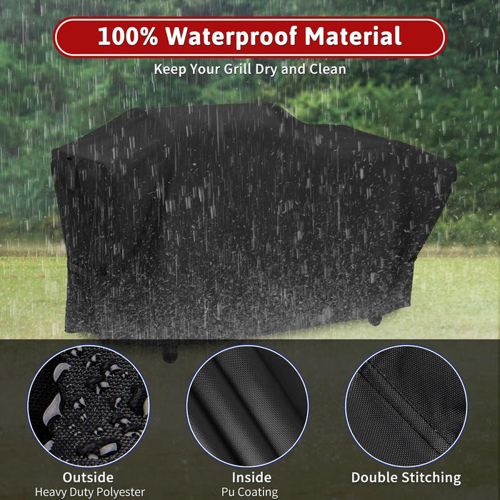 Grill Cover for Blackstone 2022 Pellet Grill Smoker and XL 22" Omnivore Griddle Combo Grill