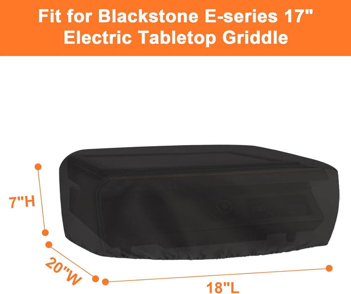 Grill Cover for Blackstone E-Series 17" Electric Tabletop Griddle with Hood