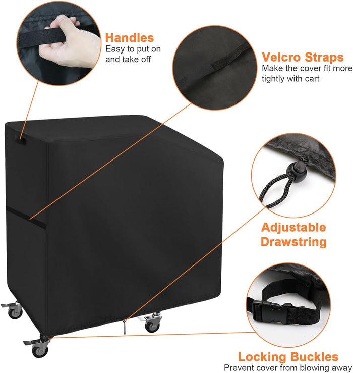 Grill Cover for Blackstone E-Series 22" Electric Tabletop Flat Top Griddles with Prep Cart