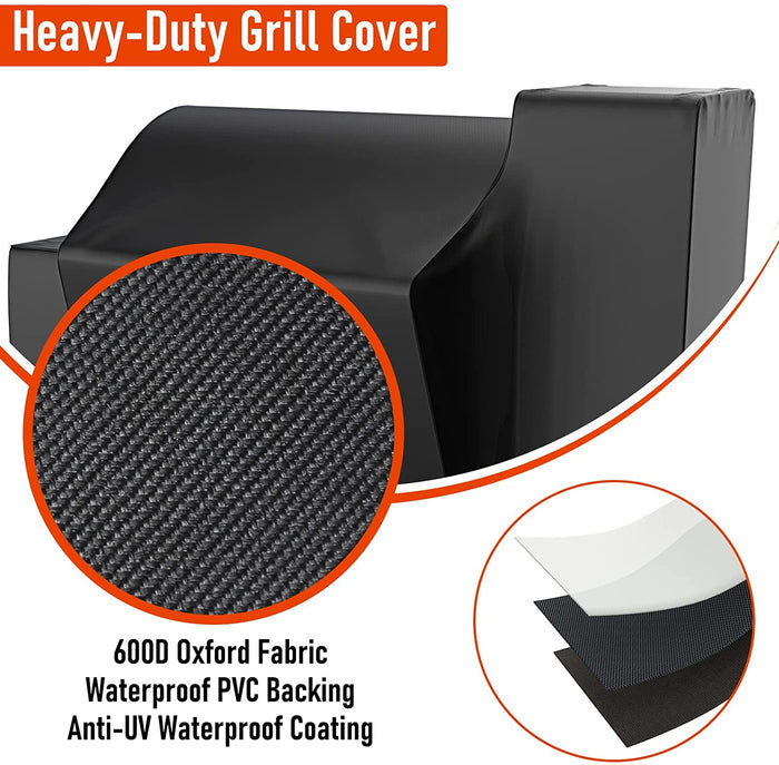 Grill Cover for Char-Griller 9800, 9804 Charcoal Grills, Gravity 980 Series Heavy Duty Premium Grill Cover