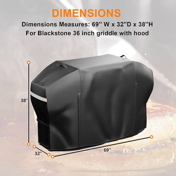 Grill Cover for Nexgrill 3 - 4 Burner Flat Top Griddle Smoker Grills