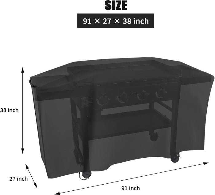 Grill Cover for Royal Gourmet GB8001B 8 Burner Outdoor Griddle Gas Grill