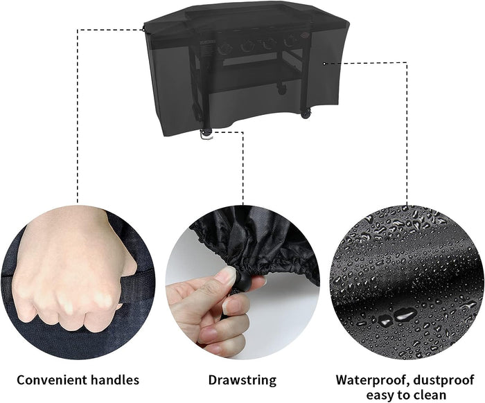 Grill Cover for Royal Gourmet GB8001B 8 Burner Outdoor Griddle Gas Grill