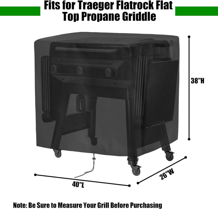 Grill Cover for Traeger Flatrock 3 Cooking Flat Top Propane Griddles