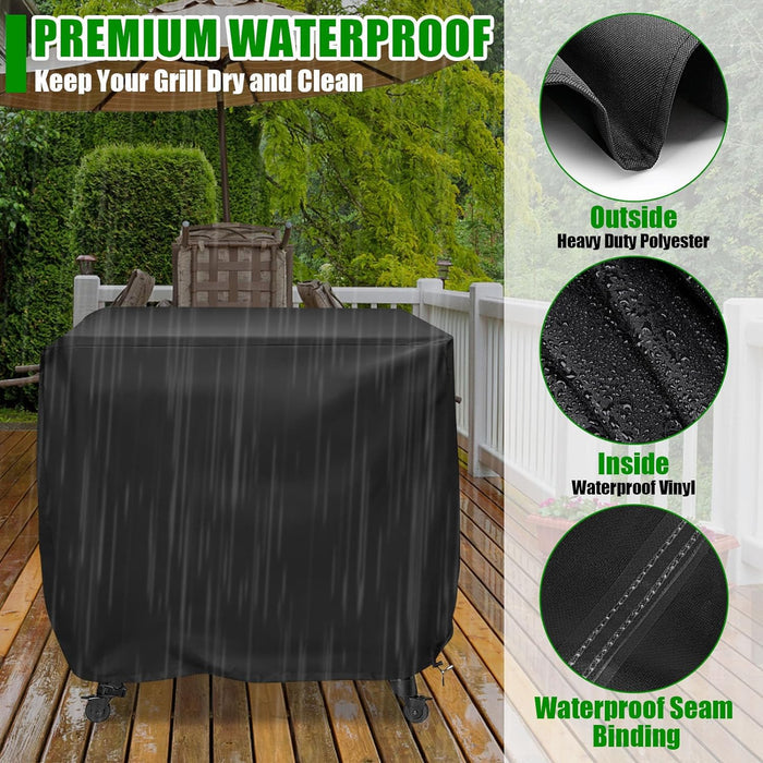 Grill Cover for Traeger Flatrock 3 Cooking Flat Top Propane Griddles
