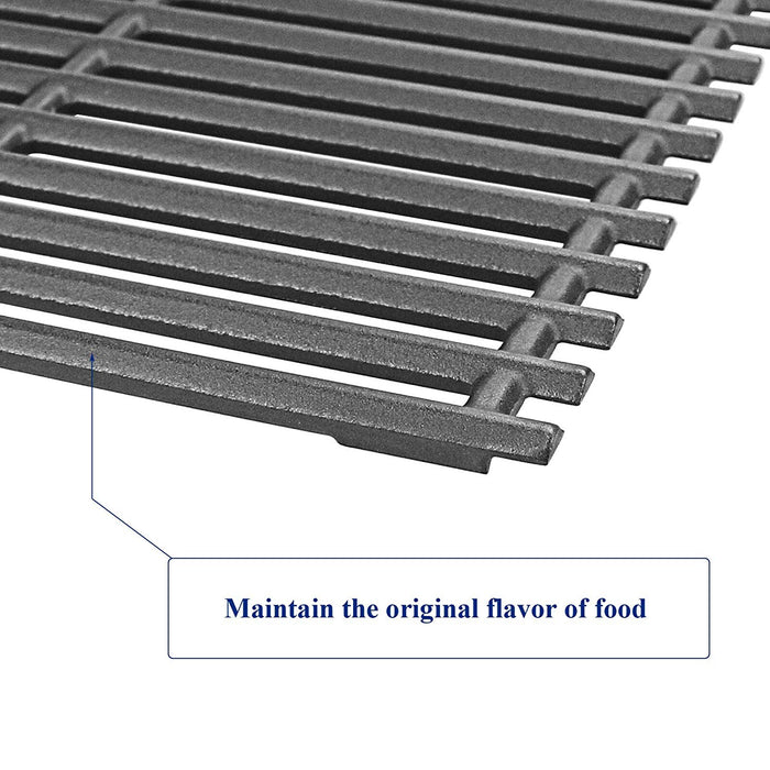 Grill Grates for Char-Broil 463242715, 463242716, 463276016 Grill, 17" x 28-1/2", Cast Iron Grill Replacement Parts
