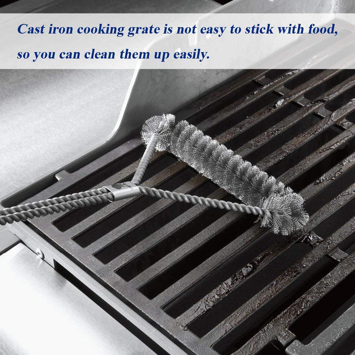 Grill Grates for Char-Broil 463242715, 463242716, 463276016 Grill, 17" x 28-1/2", Cast Iron Grill Replacement Parts