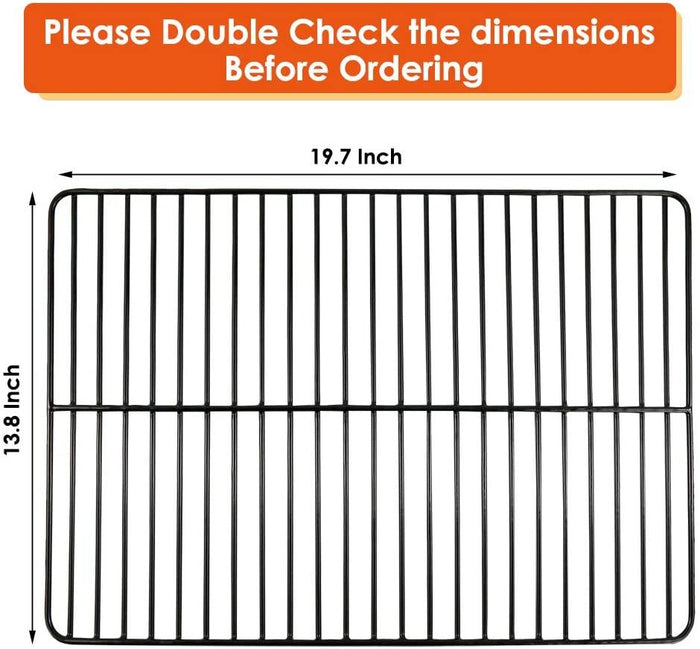 19.7'' Grates for Char-broil 415.16121801, 461630007, 461630208 Classic 280 2 Burner Grills, G206-0006-W1 Replacement Parts