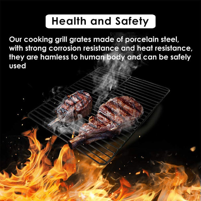 19.7'' Grates for Char-broil 415.16121801, 461630007, 461630208 Classic 280 2 Burner Grills, G206-0006-W1 Replacement Parts