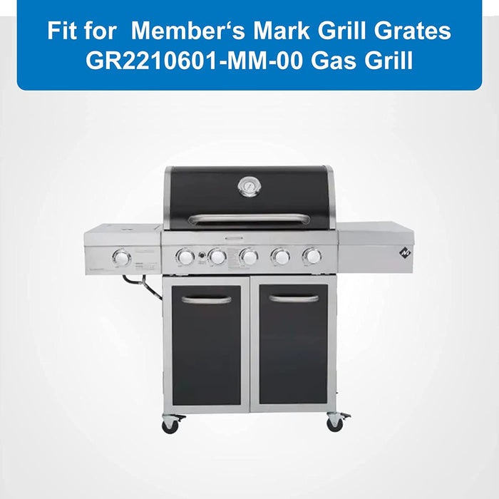 Grill Grates for Member’s Mark GR2210601-MM-00 Grill, 19'' x 9'' x 3 Pcs