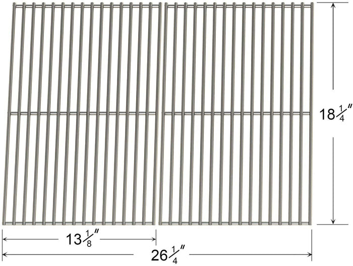 Grill Grates for Uniflame GBC750W Model, 18 1/4" x 26 1/4", Grill Replacement Parts
