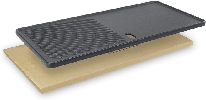 Grill Griddle Plate for Master Chef T420LP Model, 16 15/16 x 8 1/10", Grill Replacement Parts