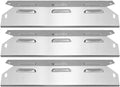 Grill Heat Plates 3Pcs Parts Kit 14 7/8 x 5'' for Tera Gear PG-40411S0LB Grill