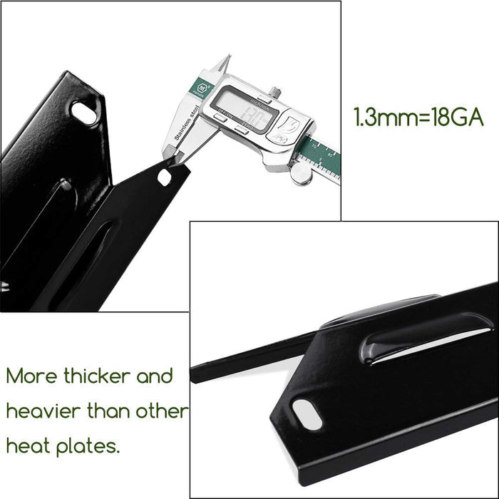 Grill Heat Plates 4 Pcs Kit for Sams PG-4030400LG Model, 14 15/16 x 3 13/16'', Grill Replacement Parts
