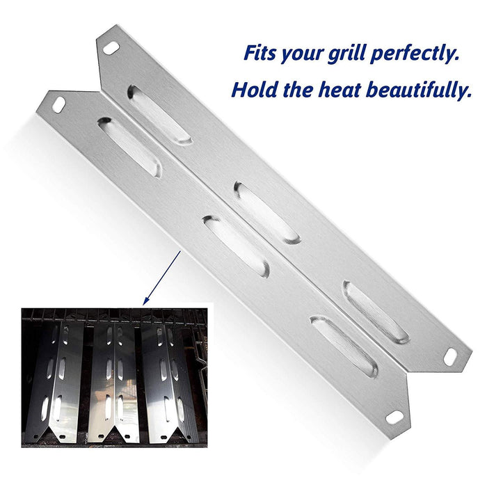 Grill Heat Plates 4 Pcs Kit for Sams PG-4030400LG Model, 14 15/16 x 3 13/16'', Grill Replacement Parts