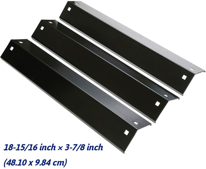 Grill Heat Plates fits Char-Griller 3000, 3001, 3008, 3030, 3070, 3072, 4000 Grills, 18 15/16 x 3 7/8''