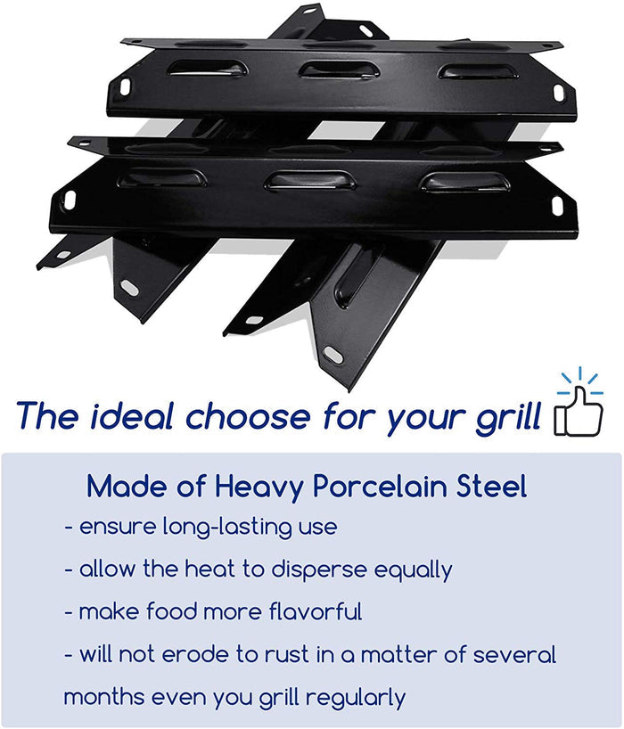 Grill Heat Plates for Brinkmann 810-6420-S, 810-4221-S, 14 15/16'' x 3 13/16'', Grill Replacement Parts