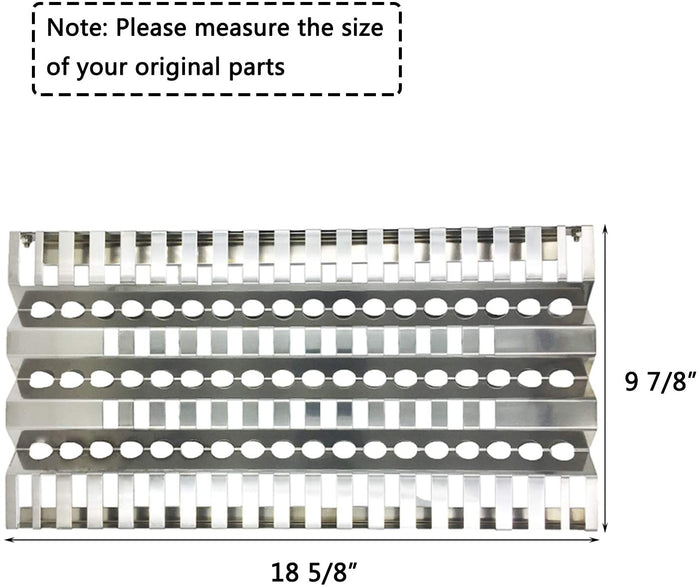 Grill Heat Plates Kit for DCS Grill Model 27DBQ, 27DBQR, 36DBQ, 36DBQAR, 36DBQR, 48DBQ, 48DBQAR, 48DBQR etc