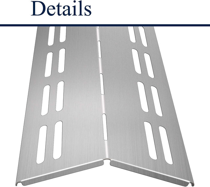 Grill Heat Plates Tent Shields 3Pcs Kit fits for Barbeques Galore 3BENDLP Gas Grill