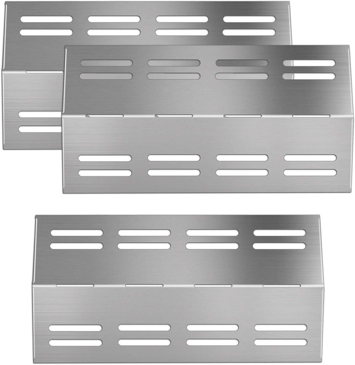 Grill Heat Plates Tent Shields 3Pcs Kit fits for Beaumark BM72 Gas Grill