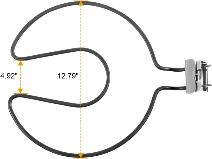 Grill Heating Element for Char-Broil 16601688, 12601514, 15601514, 15601559 Patio Bistro Electric Grill