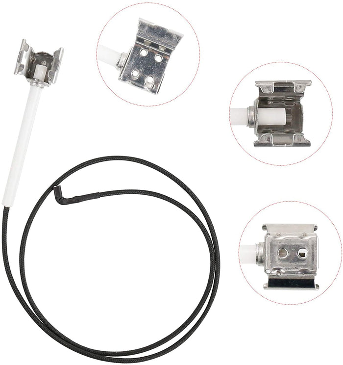 Grill Ignitor Wire Kit & Ignition Electrode Replacement Parts for Nexgrill 720-0925, 720-0925P 4 Burner Grills